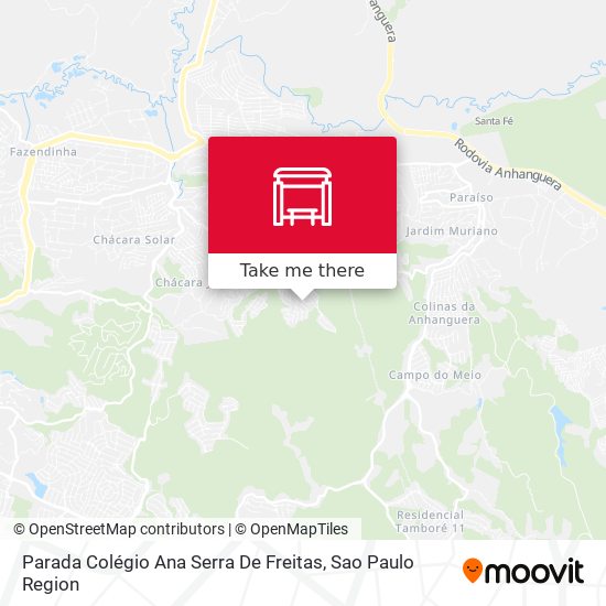 Parada Colégio Ana Serra De Freitas map