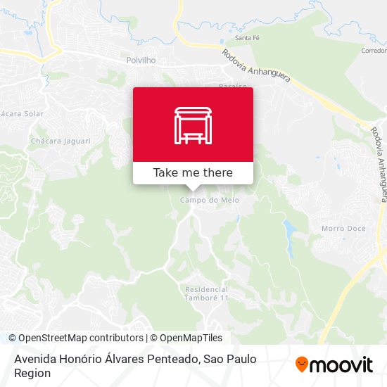 Avenida Honório Álvares Penteado map