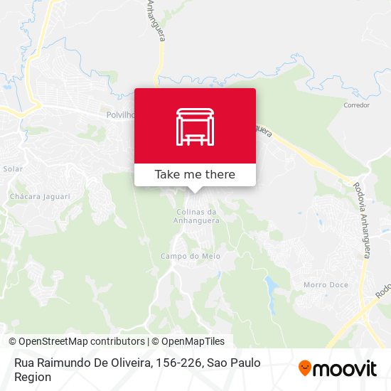 Rua Raimundo De Oliveira, 156-226 map