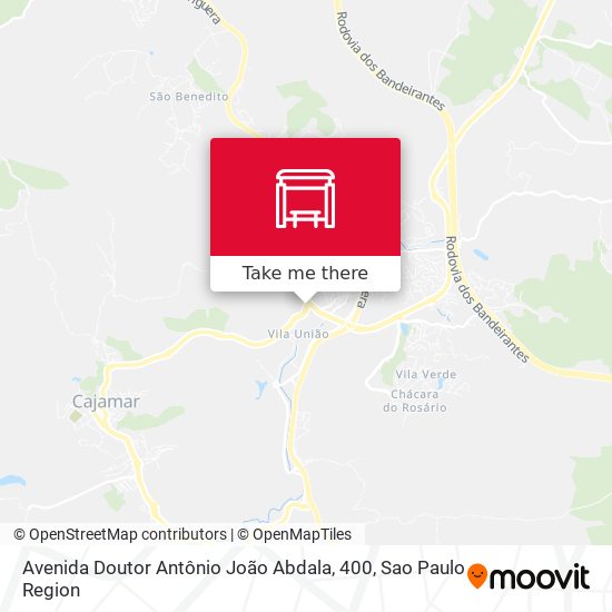 Mapa Avenida Doutor Antônio João Abdala, 400