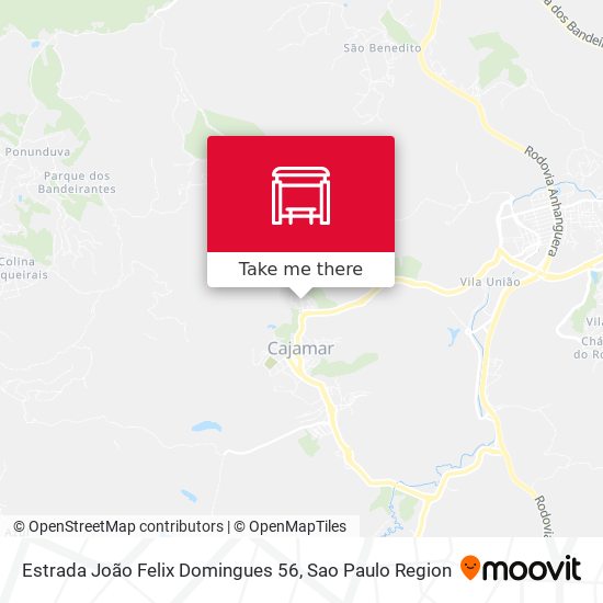 Estrada João Felix Domingues 56 map