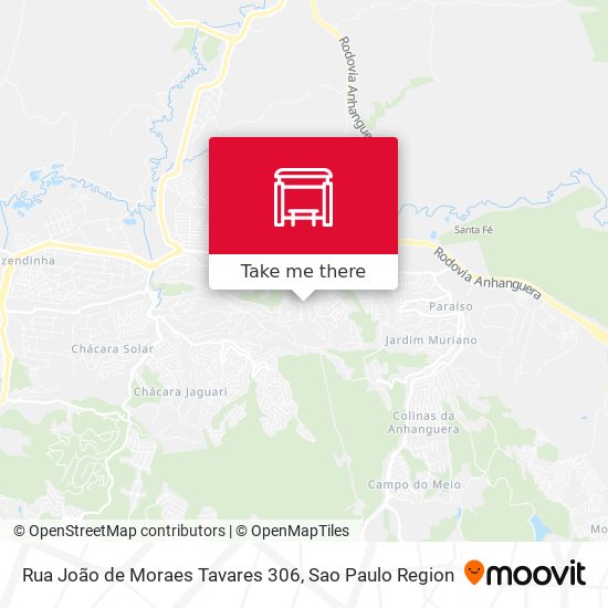 Rua João de Moraes Tavares 306 map
