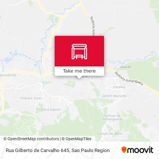 Rua Gilberto de Carvalho 645 map