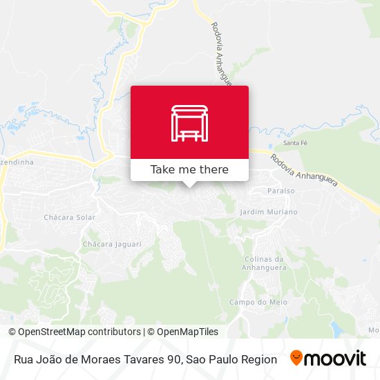 Rua João de Moraes Tavares 90 map