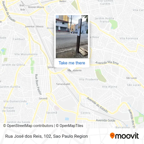 Rua José dos Reis, 102 map