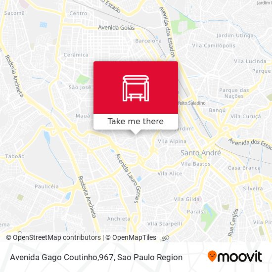 Avenida Gago Coutinho,967 map