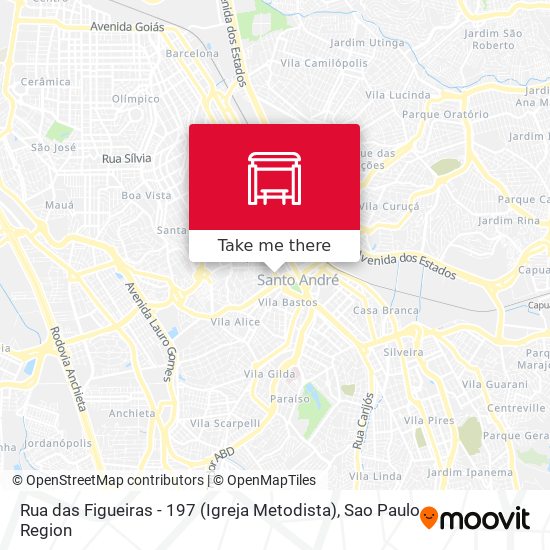 Rua das Figueiras - 197 (Igreja Metodista) map