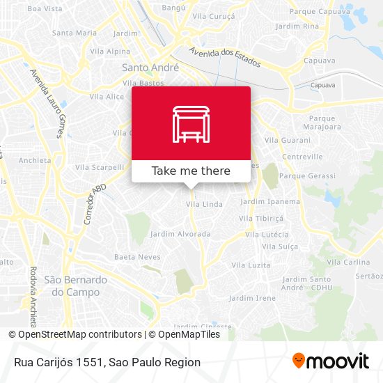 Rua Carijós 1551 map