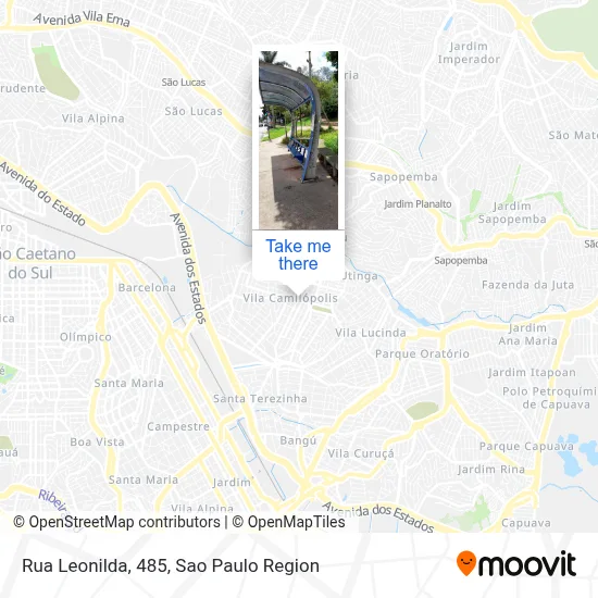 Rua Leonilda, 485 map