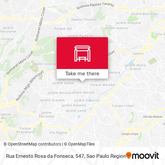 Rua Ernesto Rosa da Fonseca, 547 map