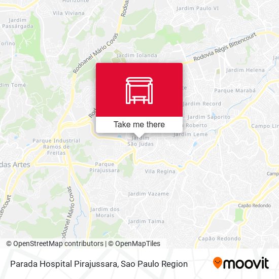 Parada Hospital Pirajussara map