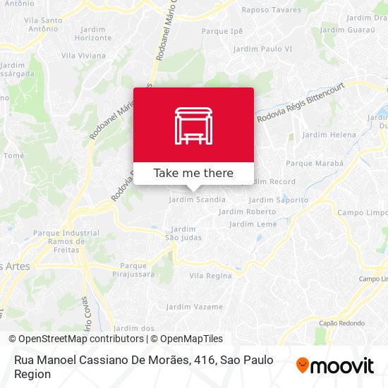 Rua Manoel Cassiano De Morães, 416 map