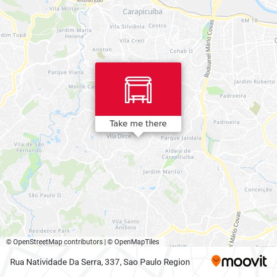 Rua Natividade Da Serra, 337 map
