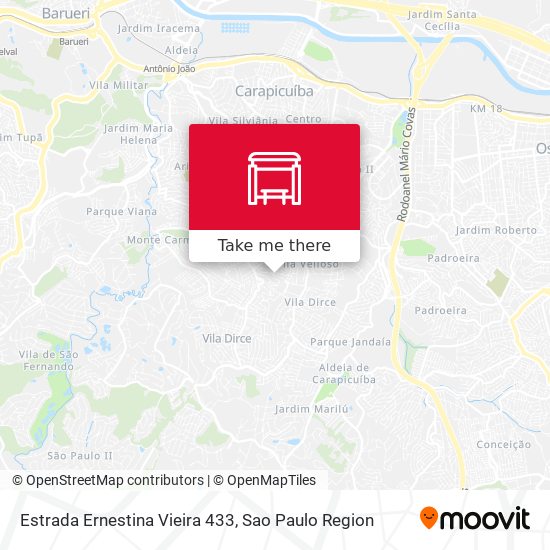 Estrada Ernestina Vieira 433 map