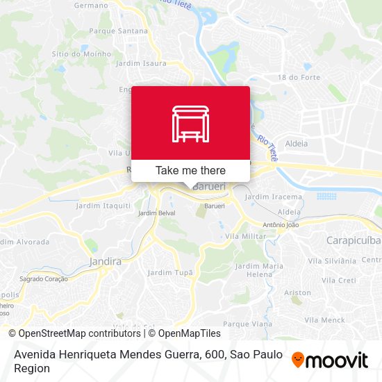 Avenida Henriqueta Mendes Guerra, 600 map