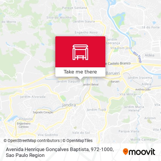 Avenida Henrique Gonçalves Baptista, 972-1000 map