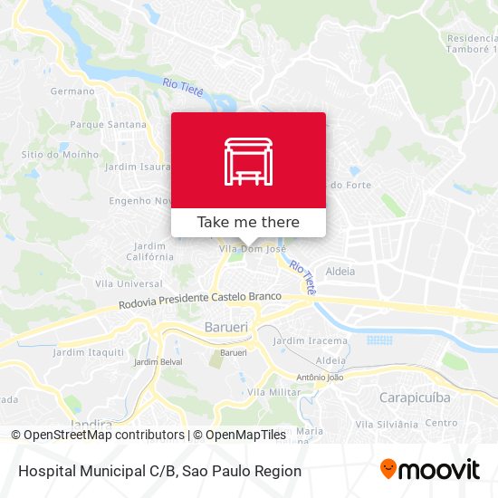 Hospital Municipal C/B map