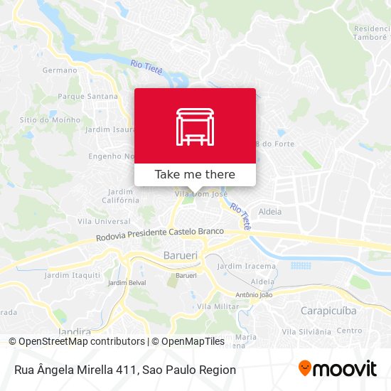 Rua Ângela Mirella 411 map