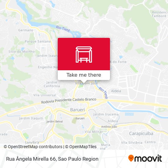 Rua Ângela Mirella 66 map
