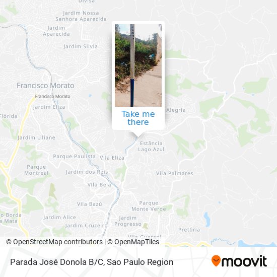 Parada José Donola B/C map