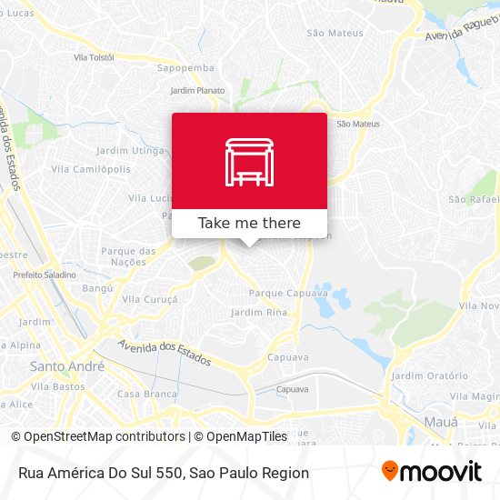 Rua América Do Sul 550 map