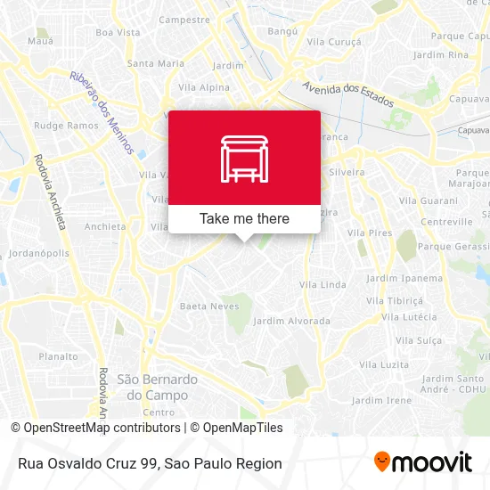 Rua Osvaldo Cruz 99 map