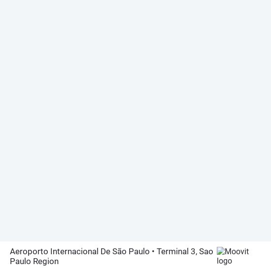 Aeroporto Internacional De São Paulo • Terminal 3 map