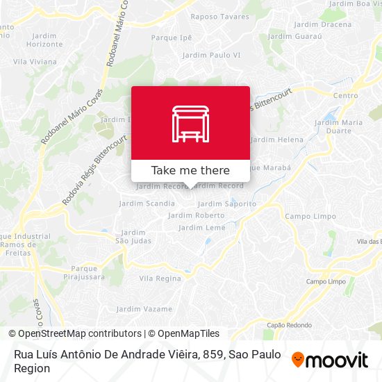Rua Luís Antônio De Andrade Viêira, 859 map
