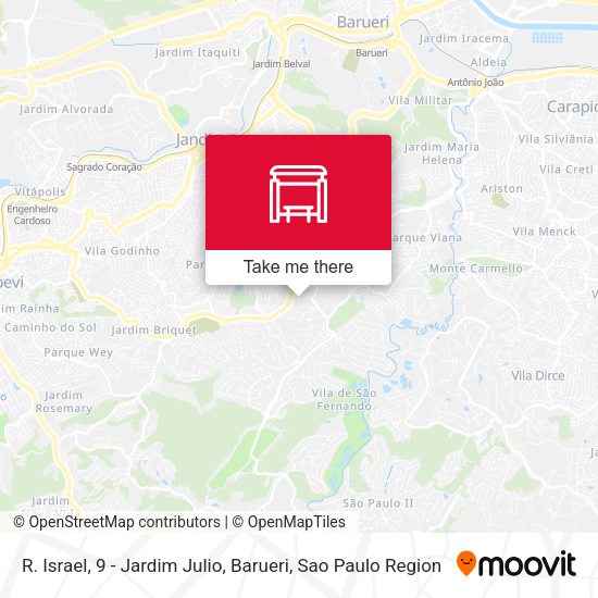 R. Israel, 9 - Jardim Julio, Barueri map