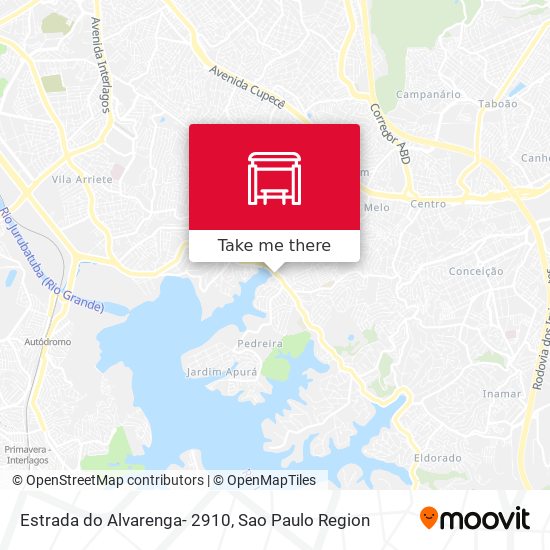 Estrada do Alvarenga- 2910 map