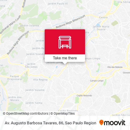Av. Augusto Barbosa Tavares, 86 map