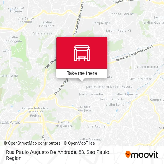 Rua Paulo Augusto De Andrade, 83 map
