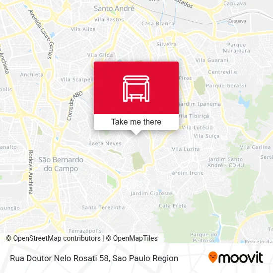Rua Doutor Nelo Rosati 58 map