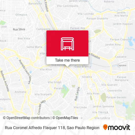 Rua Coronel Alfredo Flaquer 118 map