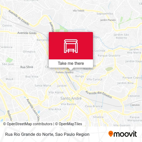 Rua Rio Grande do Norte map