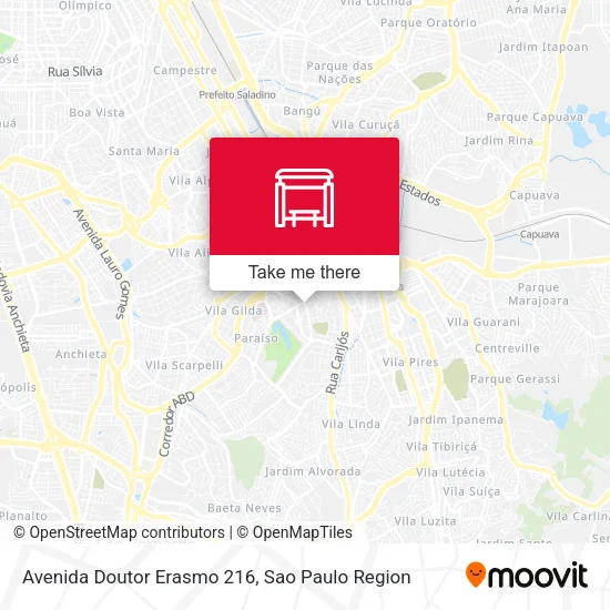 Avenida Doutor Erasmo 216 map