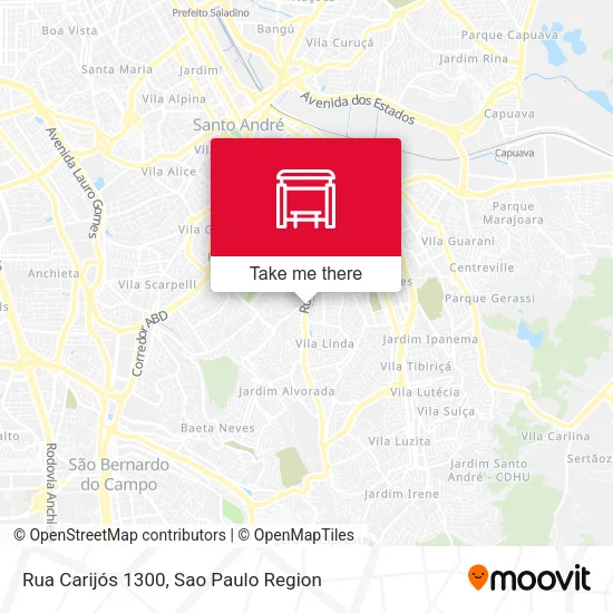 Mapa Rua Carijós 1300