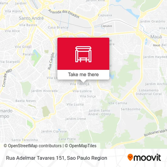 Rua Adelmar Tavares 151 map