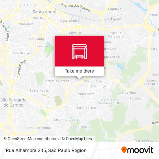 Rua Alhambra 245 map