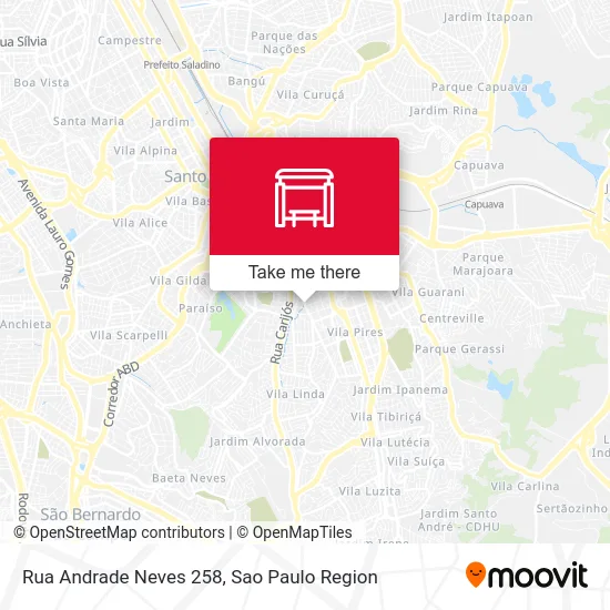 Rua Andrade Neves 258 map
