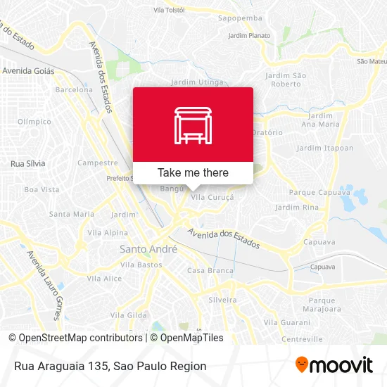 Rua Araguaia 135 map