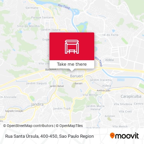 Rua Santa Úrsula, 400-450 map