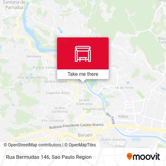 Rua Bermudas 146 map