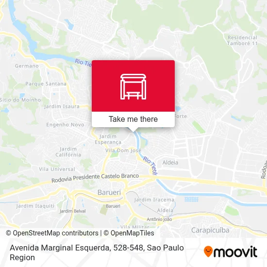 Avenida Marginal Esquerda, 528-548 map