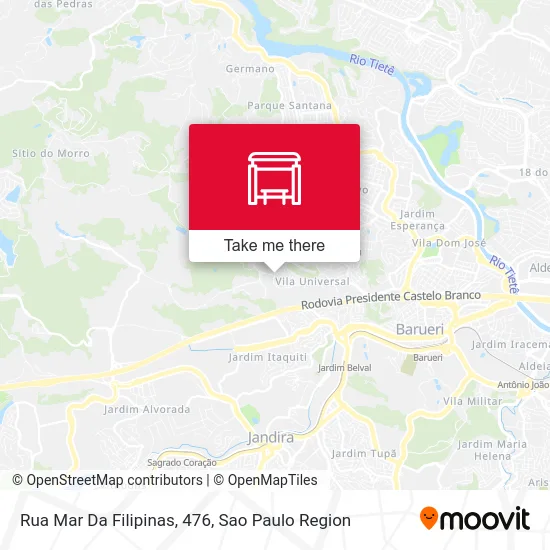 Rua Mar Da Filipinas, 476 map