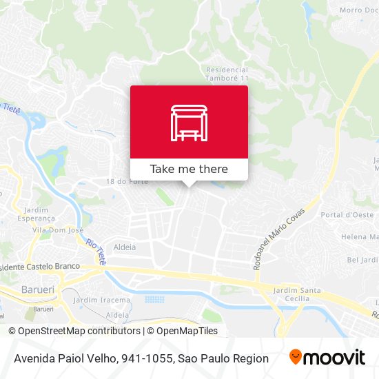 Avenida Paiol Velho, 941-1055 map