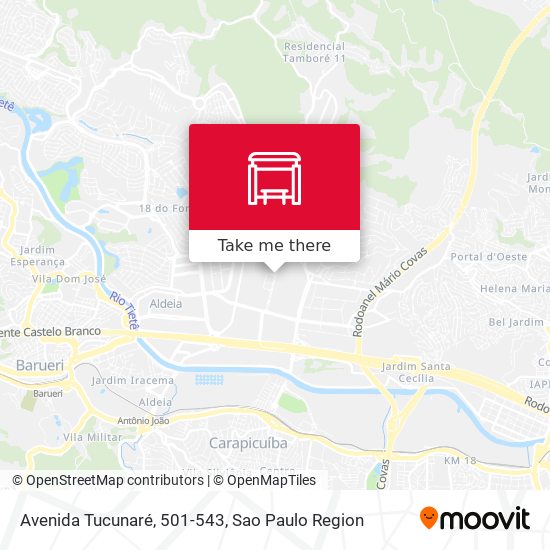 Avenida Tucunaré, 501-543 map