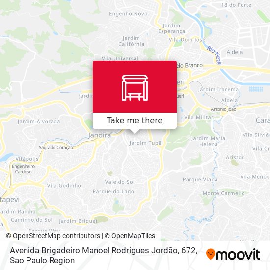 Avenida Brigadeiro Manoel Rodrigues Jordão, 672 map