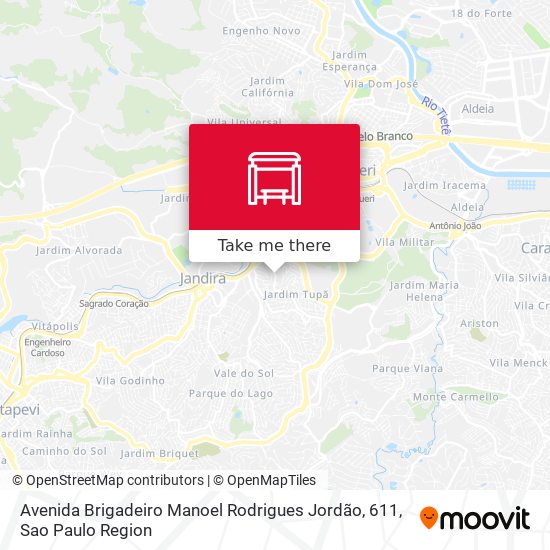 Avenida Brigadeiro Manoel Rodrigues Jordão, 611 map