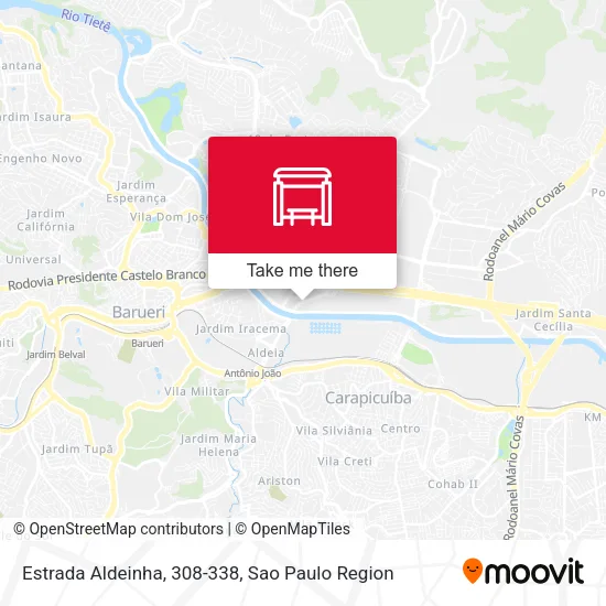 Estrada Aldeinha, 308-338 map